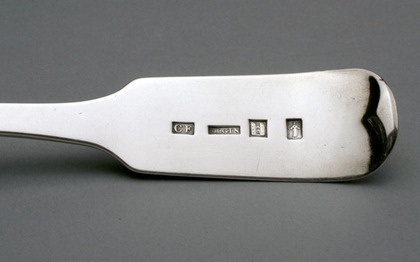 Scottish Provincial Silver Soup Ladle - Elgin